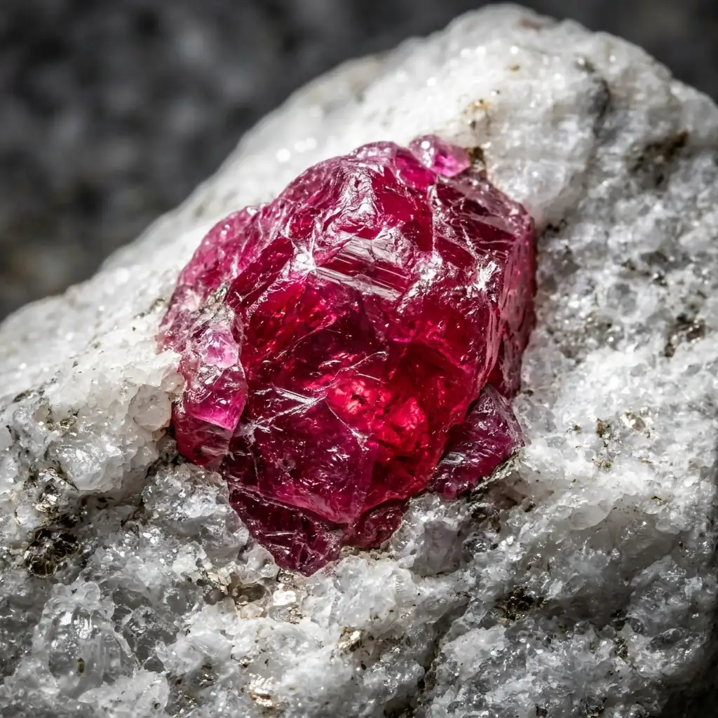 Raw Hunza Ruby Specimen
